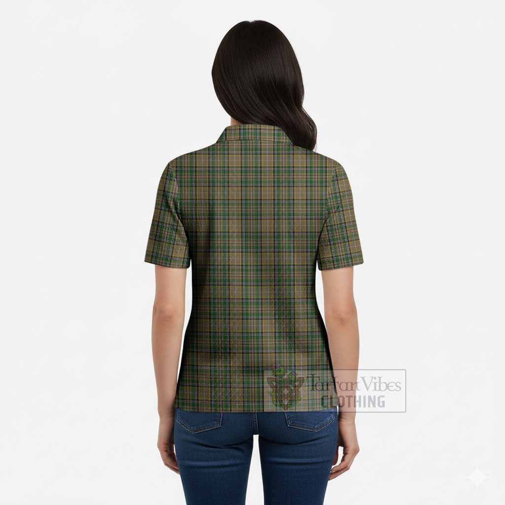 O'Farrell Tartan Women’s Polo Sweater Top