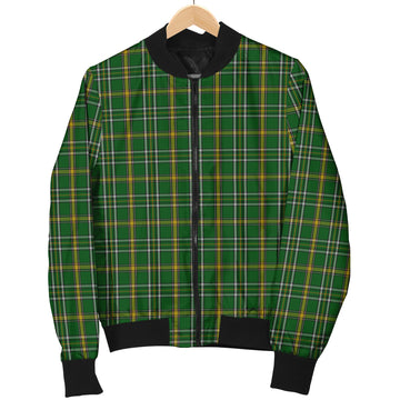 Offaly County Ireland Tartan Bomber Jacket