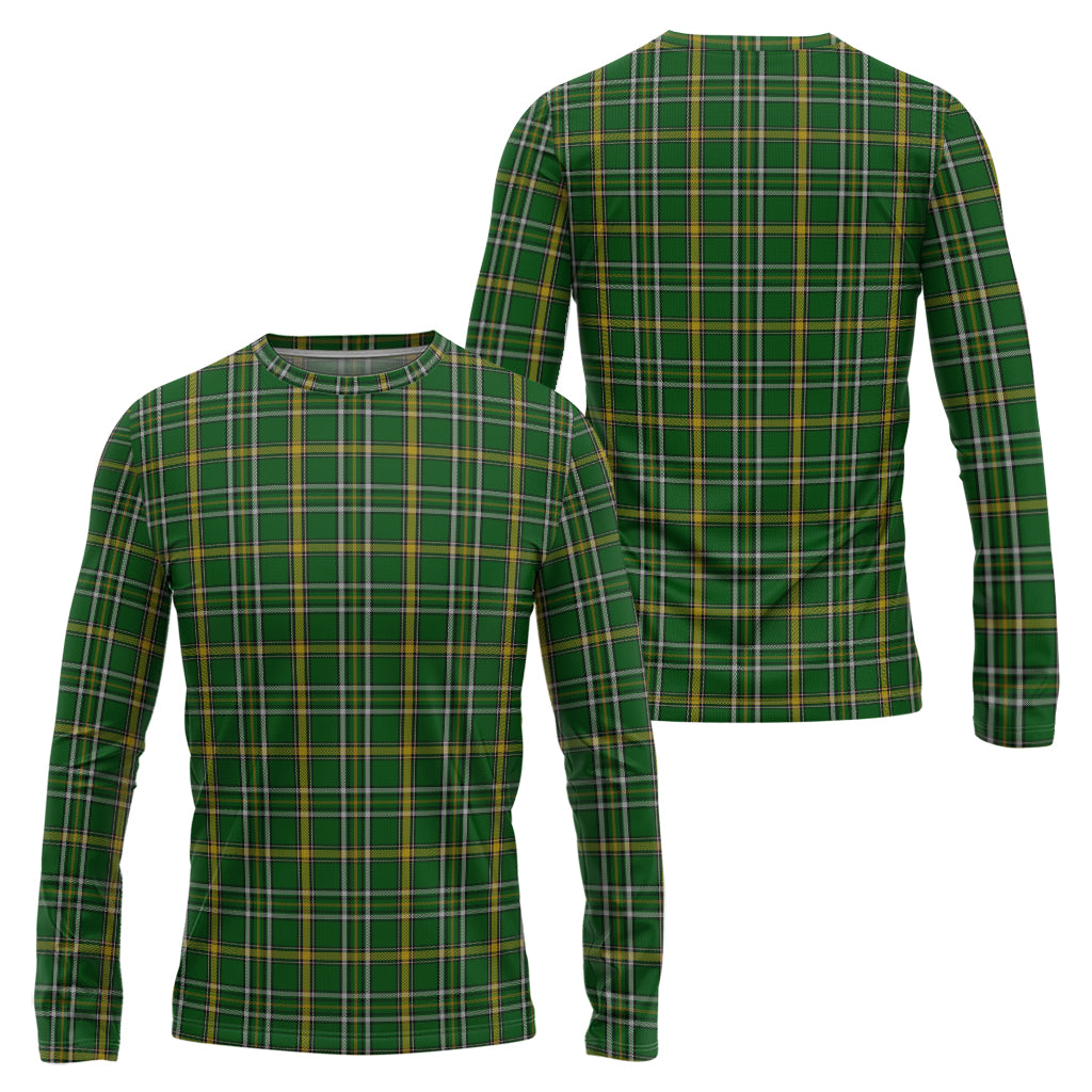 Offaly County Ireland Tartan Long Sleeve T-Shirt Unisex - Tartan Vibes Clothing
