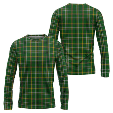 Offaly County Ireland Tartan Long Sleeve T-Shirt Unisex - Tartan Vibes Clothing