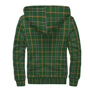 Offaly County Ireland Tartan Sherpa Hoodie