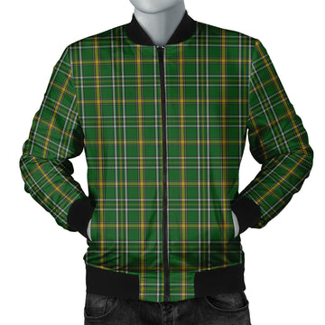 Offaly County Ireland Tartan Bomber Jacket
