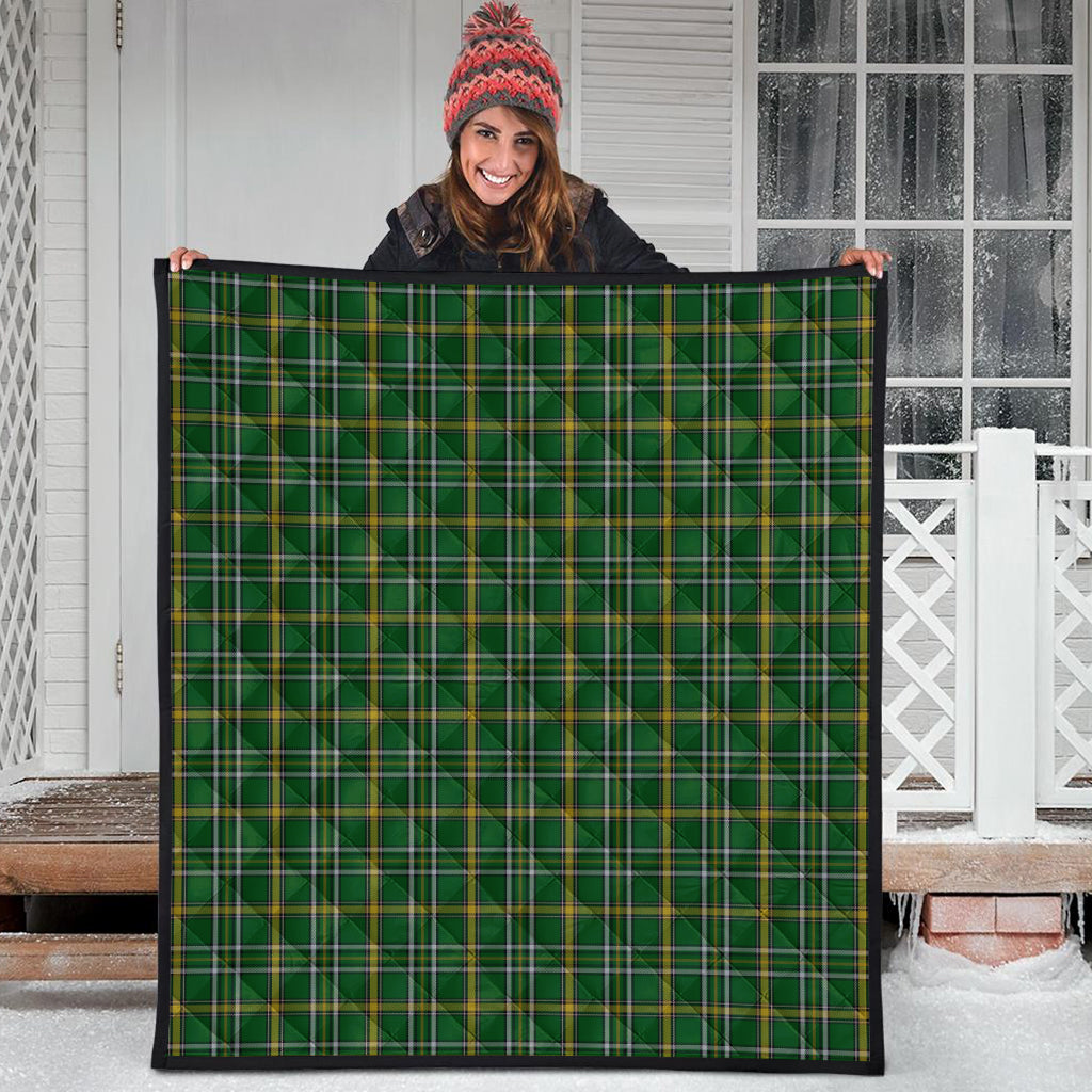 Offaly County Ireland Tartan Quilt - Tartan Vibes Clothing