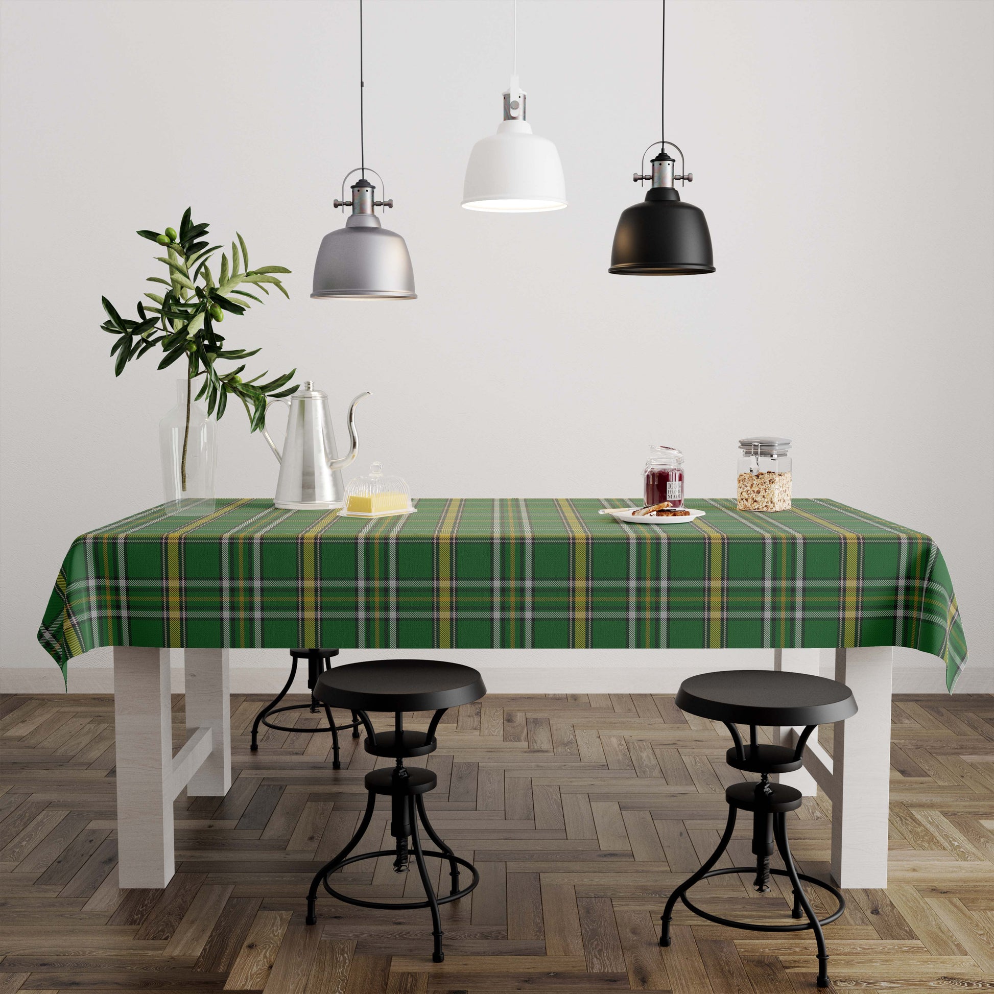 Offaly County Ireland Tartan Tablecloth - Tartan Vibes Clothing