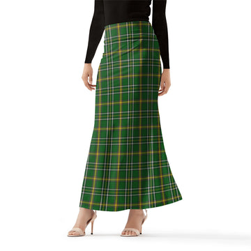 Offaly County Ireland Tartan Womens Full Length Skirt