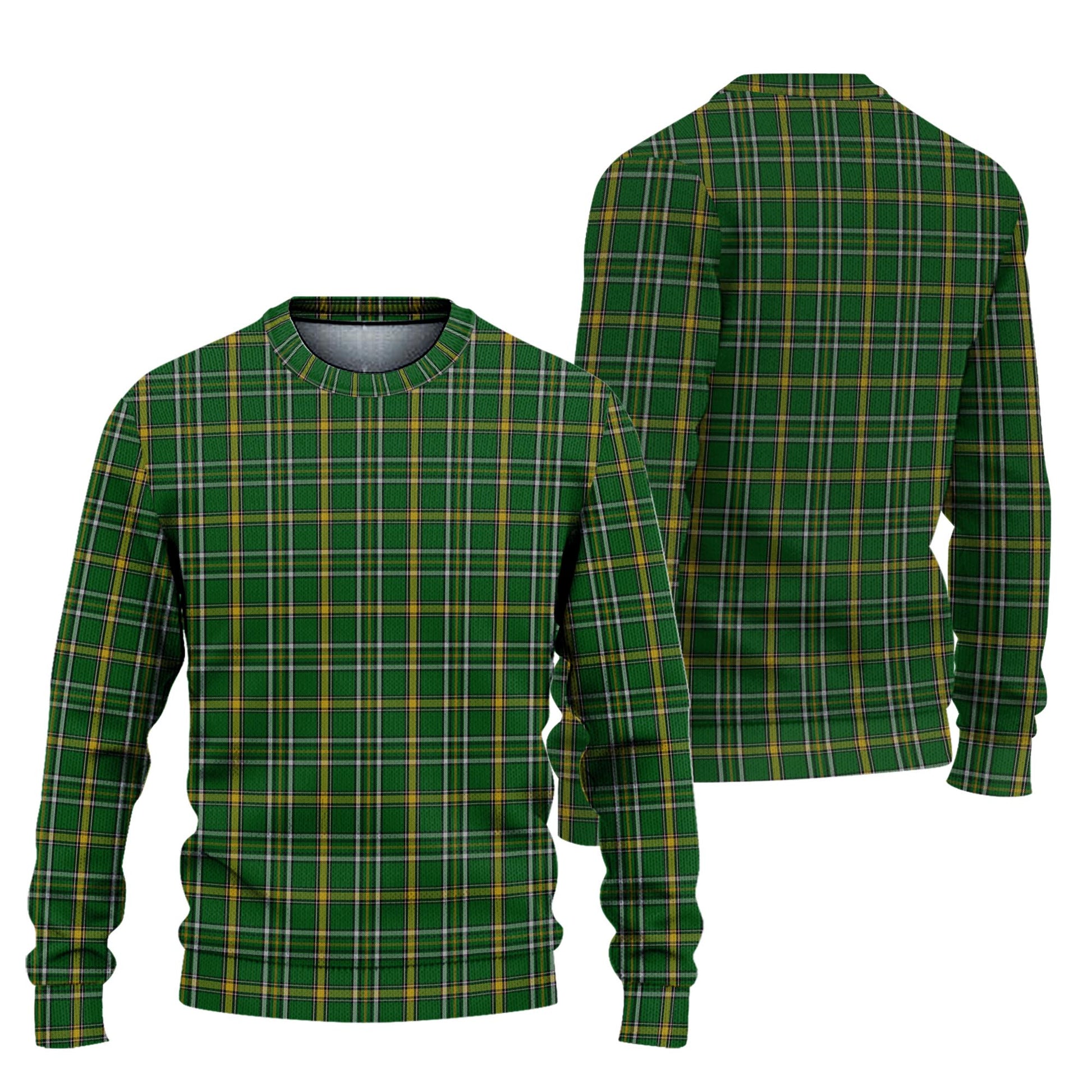 Offaly County Ireland Tartan Ugly Sweater Unisex - Tartan Vibes Clothing