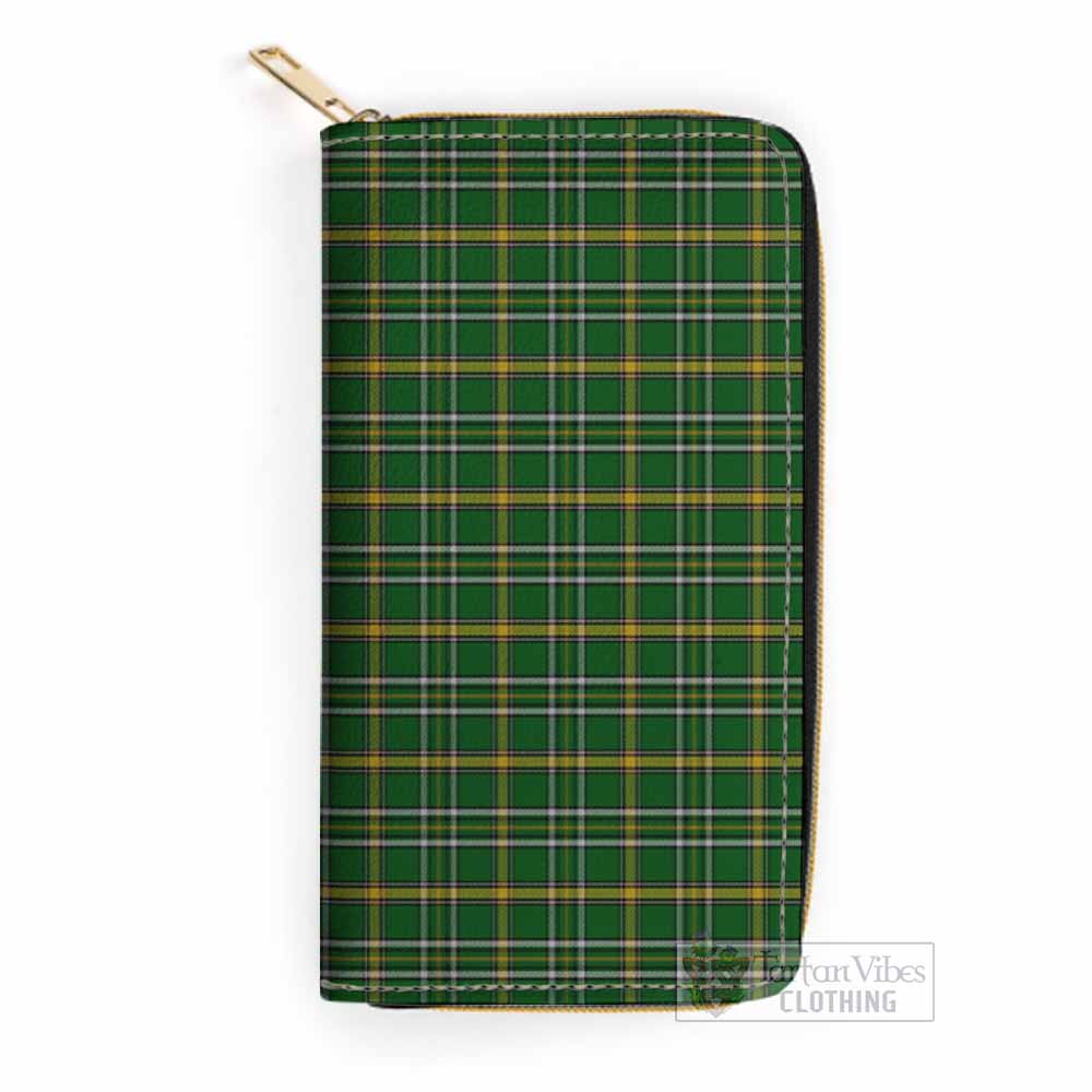 Offaly County Ireland Tartan Women's Leather Wallet One Size 19.7*10.5*3.5 cm - Tartan Vibes Clothing