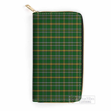 Tartan Vibes Clothing Offaly County Ireland Tartan Women's Leather Wallet