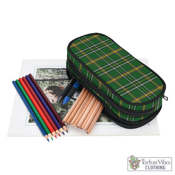 Offaly County Ireland Tartan Pen and Pencil Case One Size 4.13*8.74 inch - Tartan Vibes Clothing