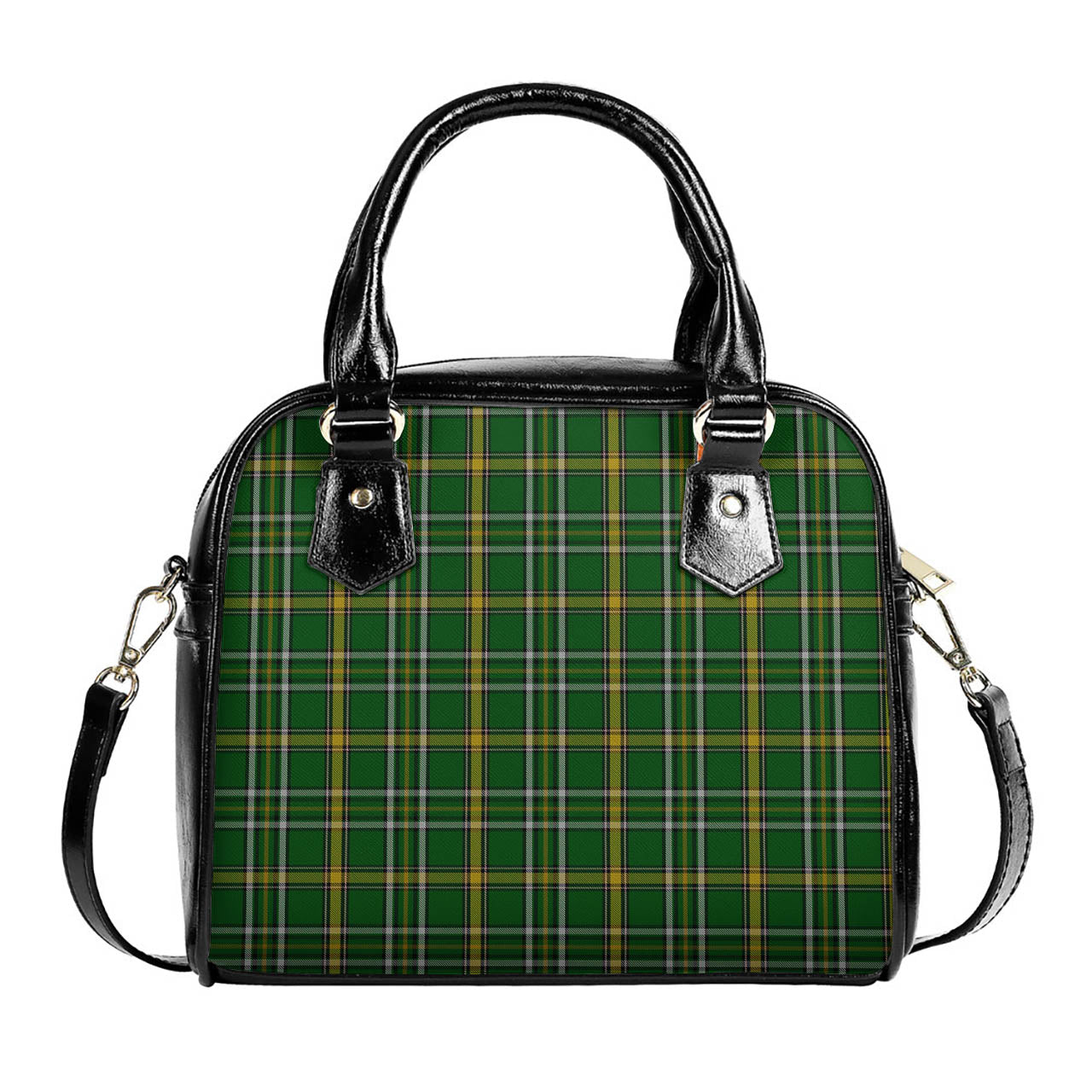 Offaly County Ireland Tartan Shoulder Handbags One Size 9*21*24 cm (3.54*8.27*9.45 inches) - Tartan Vibes Clothing