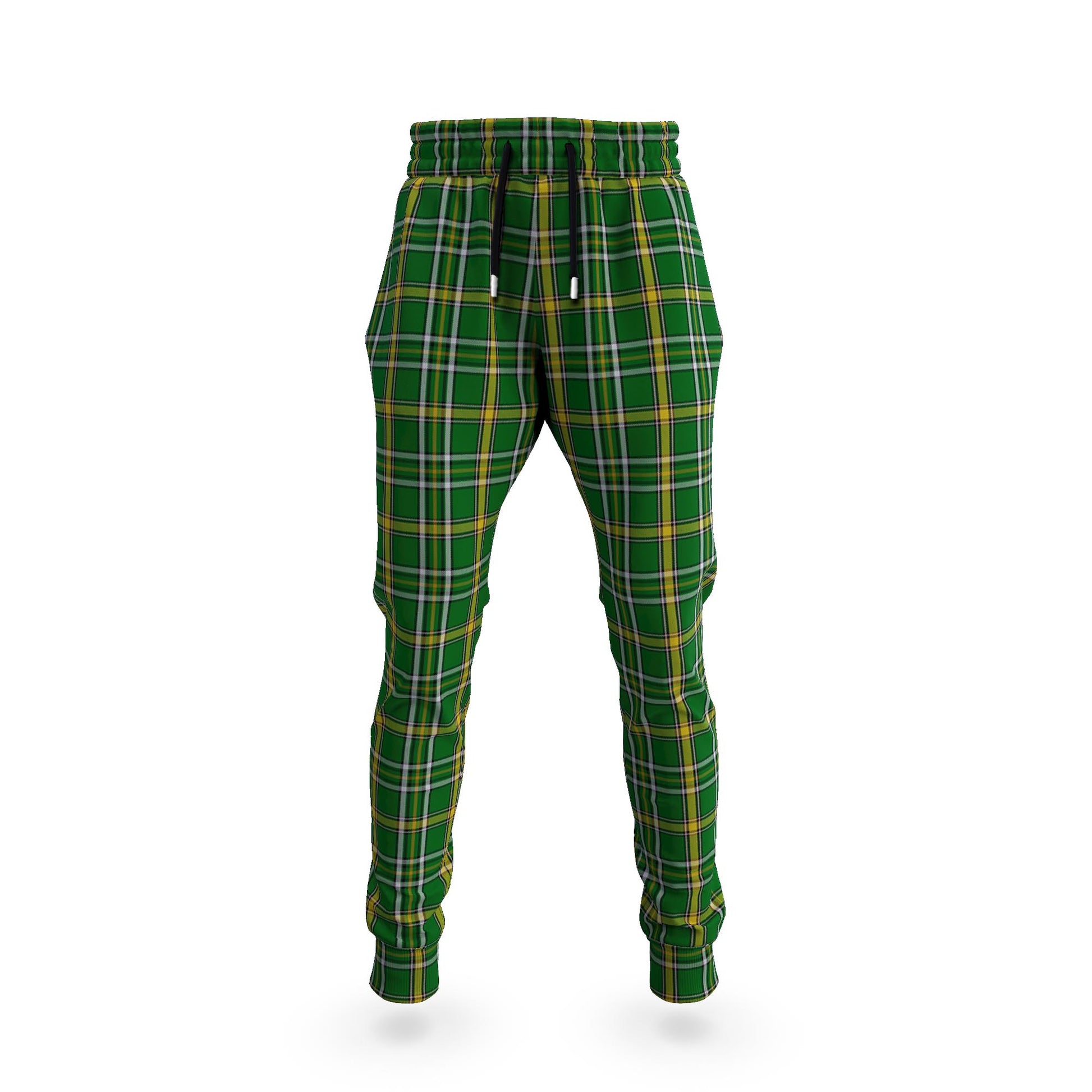 Offaly County Ireland Tartan Joggers Pants 5XL - Tartan Vibes Clothing