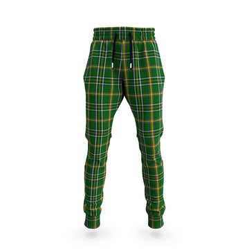 Offaly County Ireland Tartan Joggers Pants 5XL - Tartan Vibes Clothing