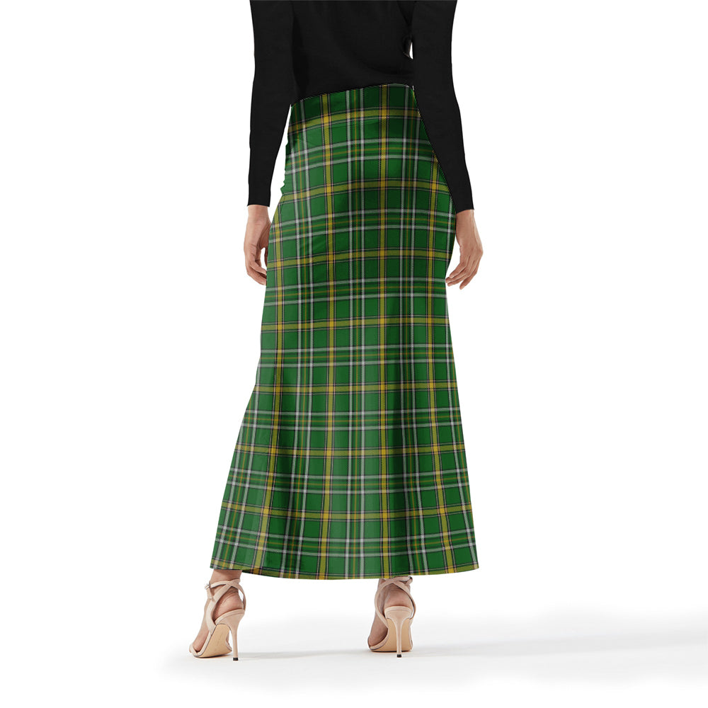 Offaly County Ireland Tartan Womens Full Length Skirt - Tartan Vibes Clothing