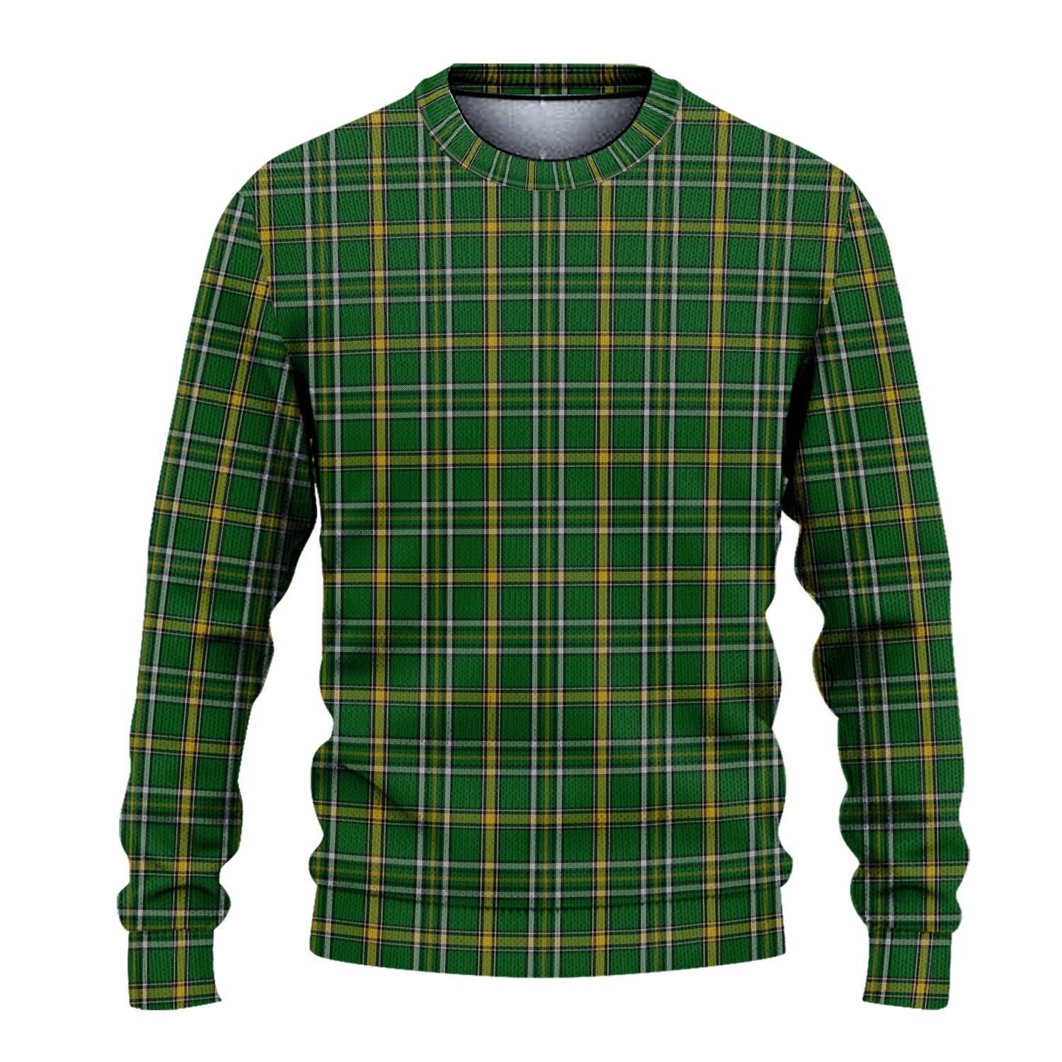 Offaly County Ireland Tartan Ugly Sweater - Tartan Vibes Clothing