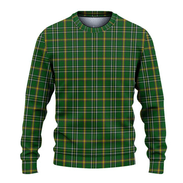 Offaly County Ireland Tartan Knitted Sweater