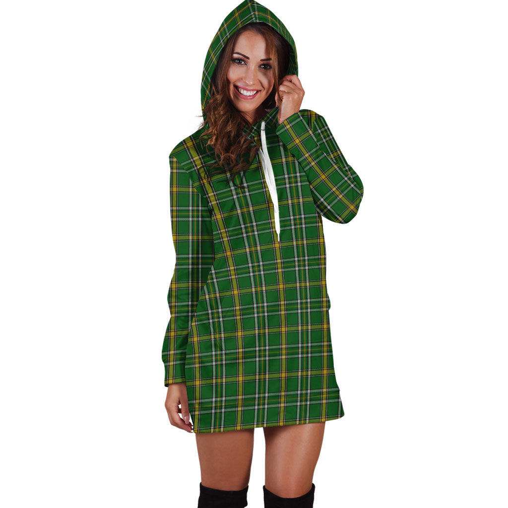 Offaly County Ireland Tartan Hoodie Dress - Tartan Vibes Clothing