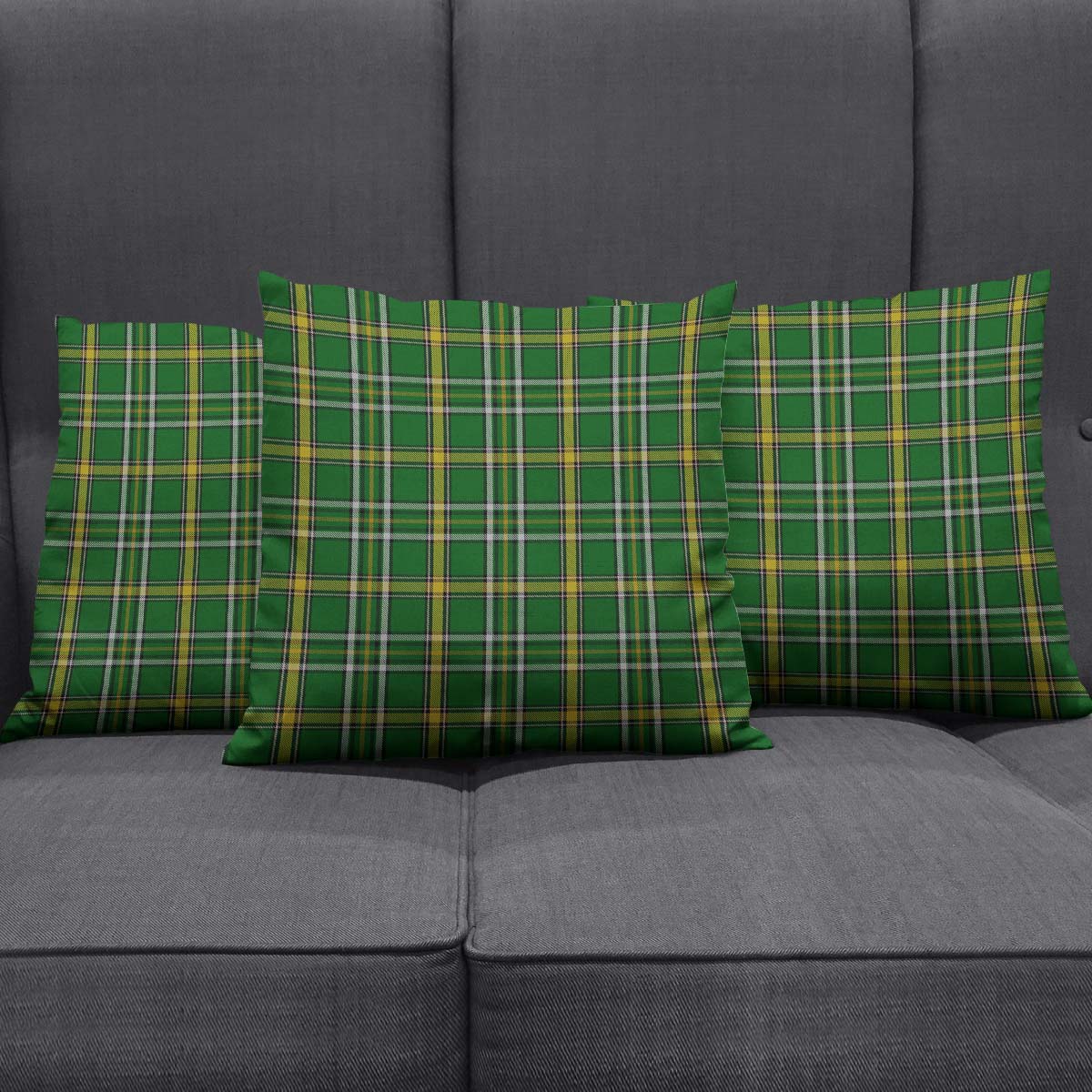 Offaly County Ireland Tartan Pillow Cover - Tartan Vibes Clothing