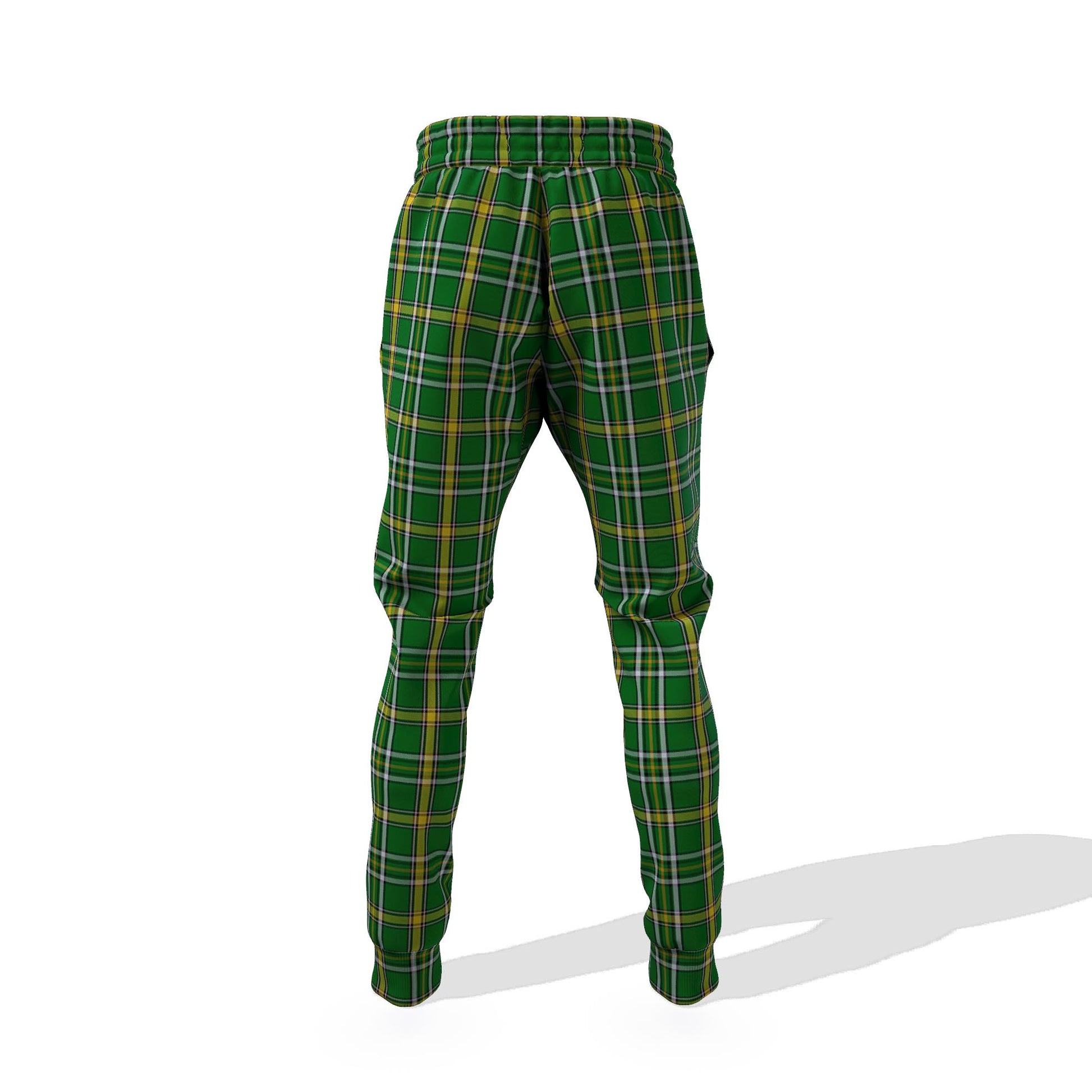 Offaly County Ireland Tartan Joggers Pants 6XL - Tartan Vibes Clothing