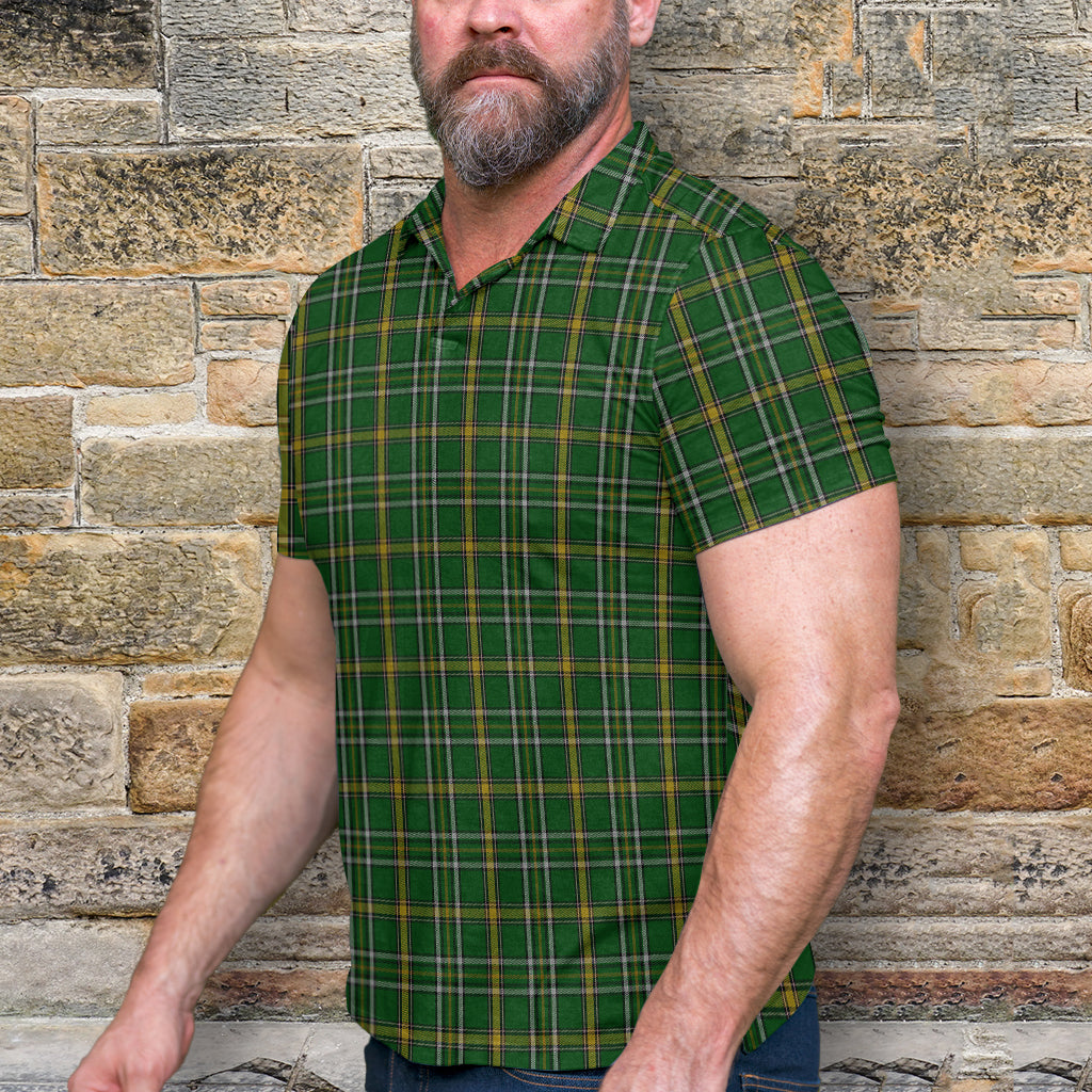 Offaly County Ireland Tartan Mens Polo Shirt - Tartan Vibes Clothing