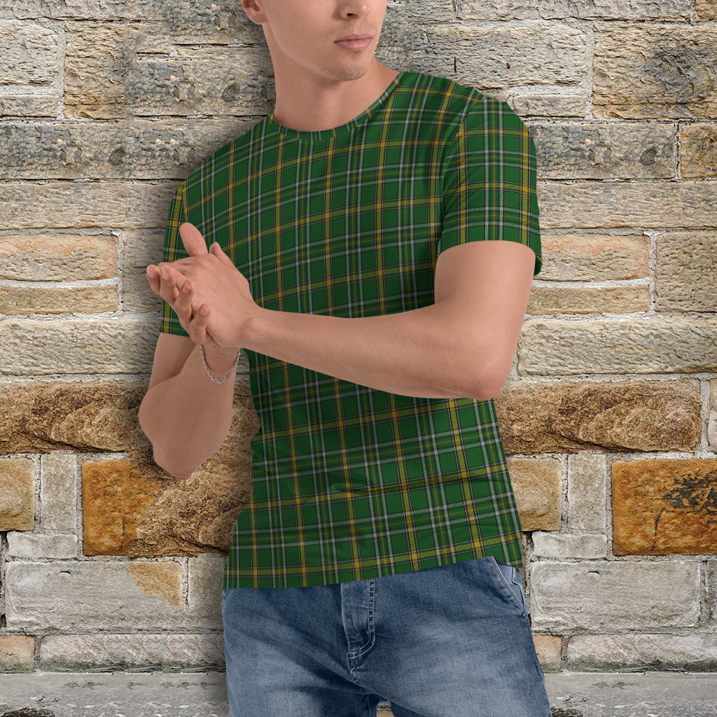 Offaly County Ireland Tartan T-Shirt - Tartan Vibes Clothing