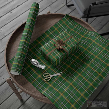 Offaly County Ireland Classic Tartan Wrapping Paper, Classic Scottish Plaid Gift Wrap