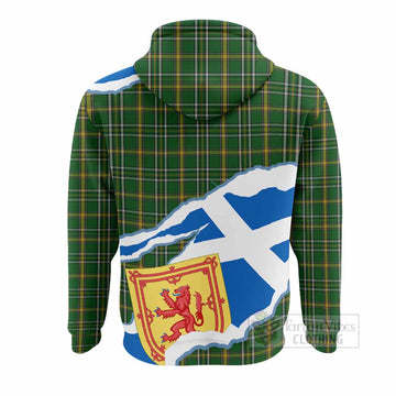 Offaly Scotland Football Tartan Hoodie We'll Be Coming