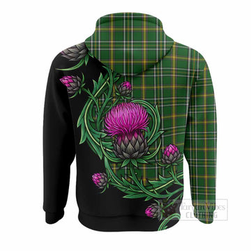 Offaly Tartan Hoodie Resilient Scottish Thistle