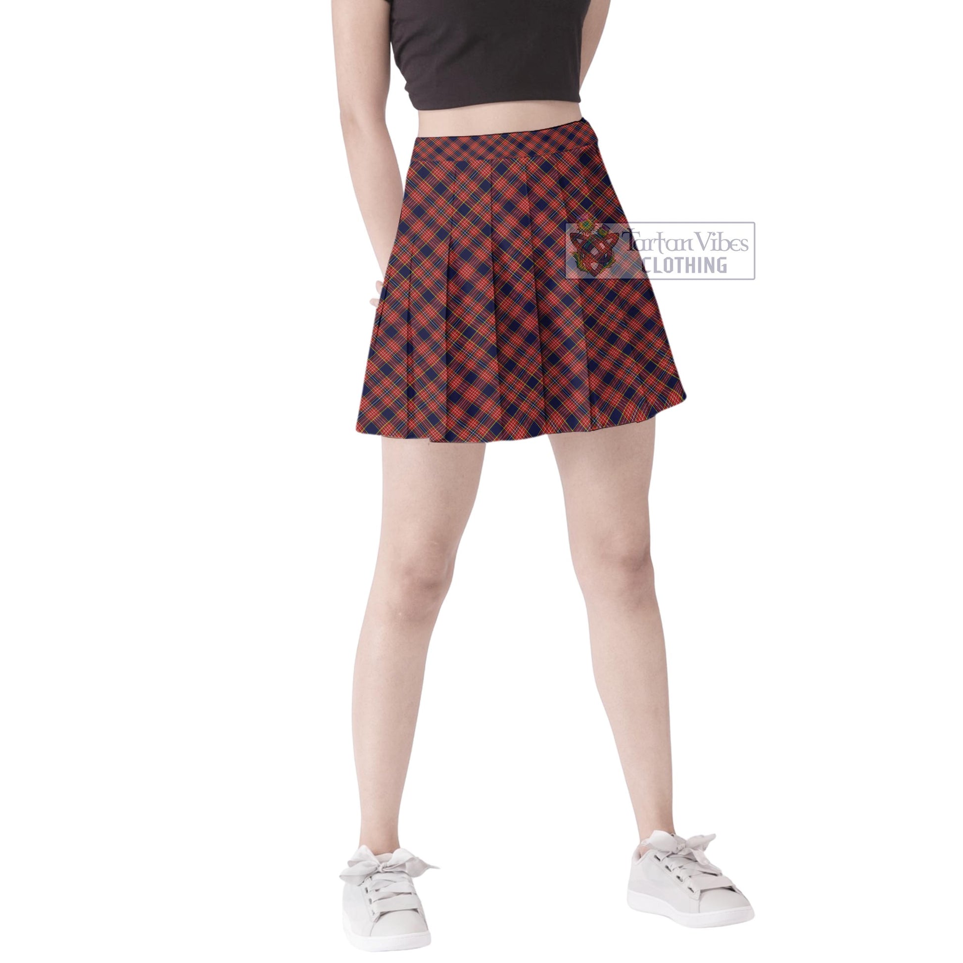 Tartan Vibes Clothing Ogilvie (Ogilvy) Tartan Women's Plated Mini Skirt