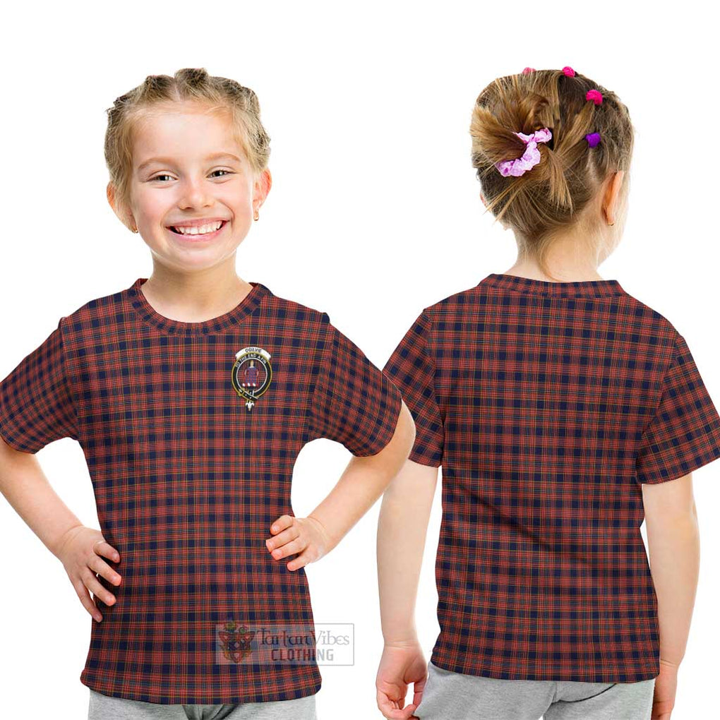 Ogilvie (Ogilvy) Tartan Kid T-Shirt with Family Crest - Tartanvibesclothing Shop