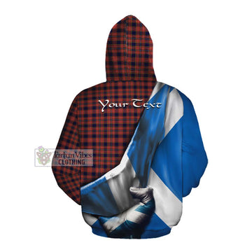 Ogilvie (Ogilvy) Tartan Cotton Hoodie with Family Crest Scotland Patriotic Style