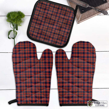 Ogilvie (Ogilvy) Tartan Combo Oven Mitt & Pot-Holder Combo 1 Oven Mitt & 1 Pot-Holder Black - Tartan Vibes Clothing