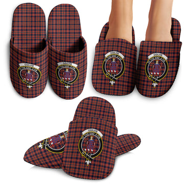 Ogilvie (Ogilvy) Tartan Home Slippers with Family Crest - Tartan Vibes Clothing