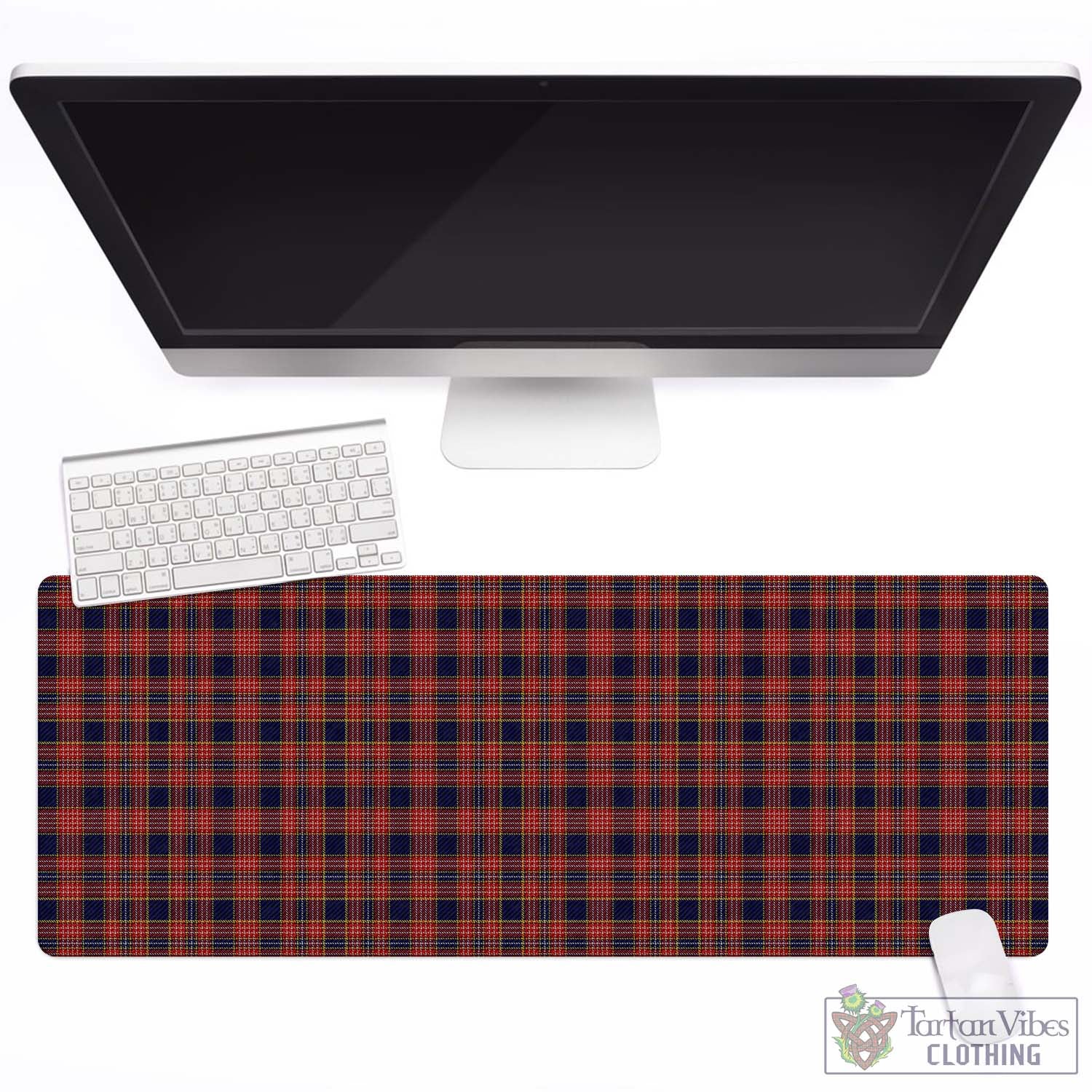 Tartan Vibes Clothing Ogilvie (Ogilvy) Tartan Mouse Pad