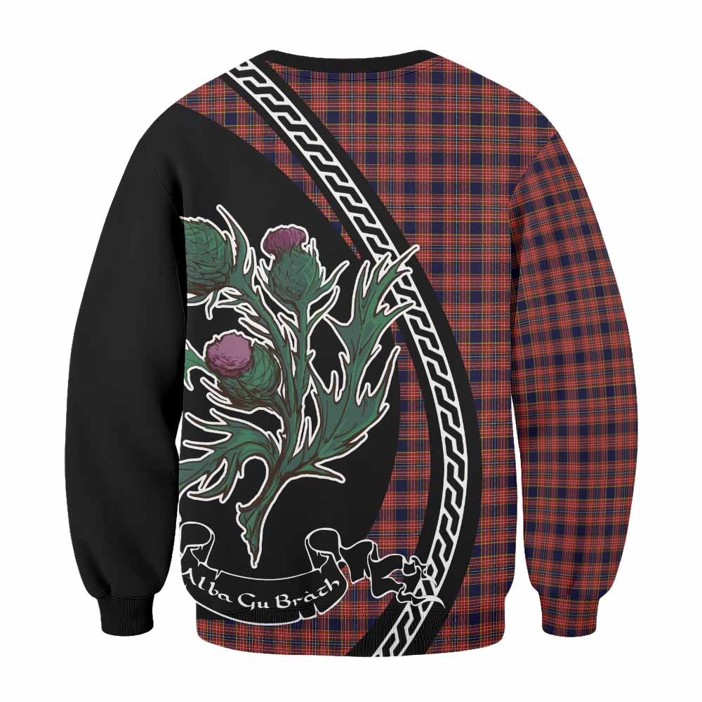 Ogilvie (Ogilvy) Family Crest Tartan Sweatshirt Alba Thistle Inspired - Tartan Vibes Clothing