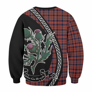 Ogilvie (Ogilvy) Family Crest Tartan Sweatshirt Alba Thistle Inspired - Tartan Vibes Clothing