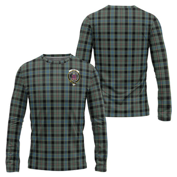 Ogilvie (Ogilvy) Hunting Tartan Long Sleeve T-Shirt with Family Crest