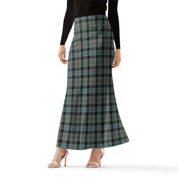 Ogilvie (Ogilvy) Hunting Tartan Womens Full Length Skirt