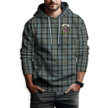 Ogilvie (Ogilvy) Hunting Tartan Hoodie with Family Crest