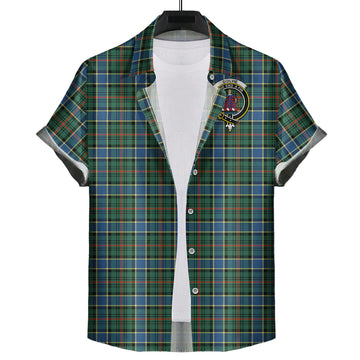 ogilvie-ogilvy-hunting-ancient-tartan-short-sleeve-button-down-shirt-with-family-crest