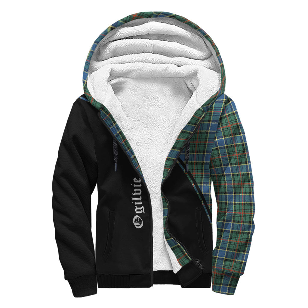 ogilvie-ogilvy-hunting-ancient-tartan-sherpa-hoodie-with-family-crest-curve-style
