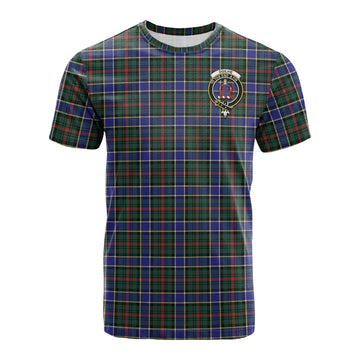 Ogilvie (Ogilvy) Hunting Modern Tartan T-Shirt with Family Crest