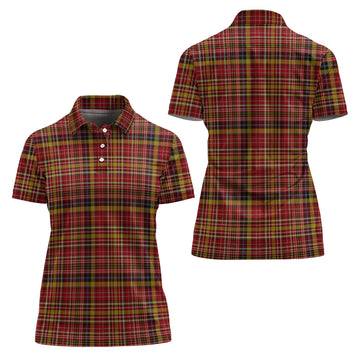 Ogilvie (Ogilvy) of Strathallan Tartan Polo Shirt For Women