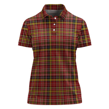 Ogilvie (Ogilvy) of Strathallan Tartan Polo Shirt For Women