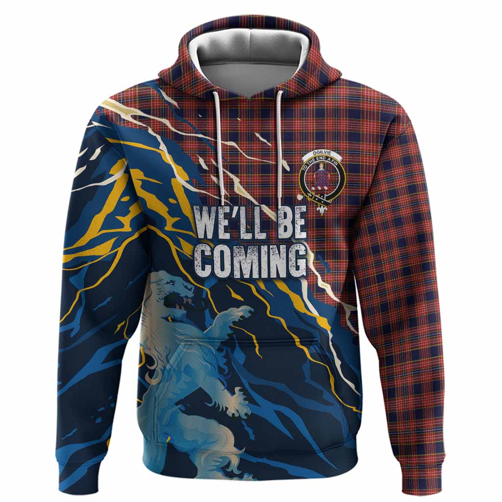 Ogilvie (Ogilvy) Scotland Tartan Hoodie WC2026 Football - We'll Be Coming