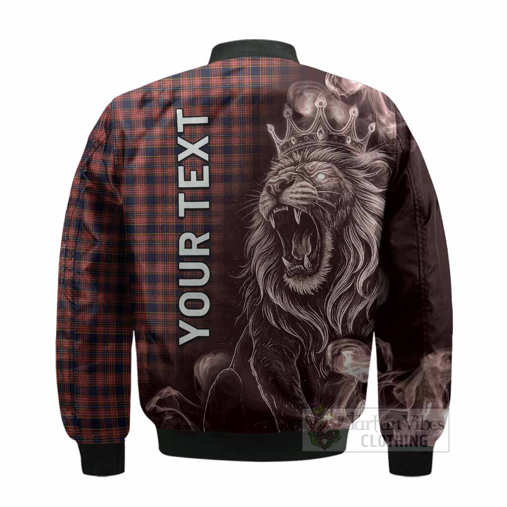 Ogilvie (Ogilvy) Tartan Bomber Jacket Roaring Lion Heritage