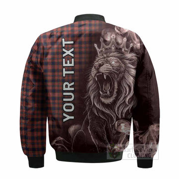Ogilvie (Ogilvy) Tartan Bomber Jacket Roaring Lion Heritage