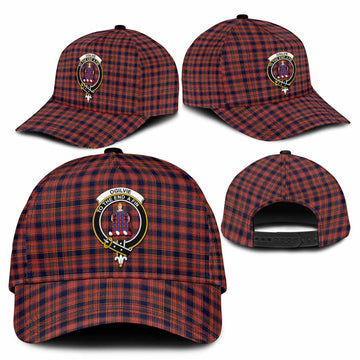 Ogilvie (Ogilvy) Tartan Classic Cap with Family Crest