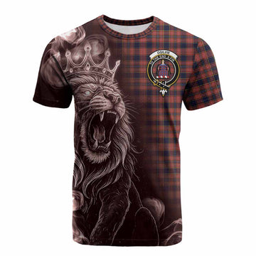 Ogilvie (Ogilvy) Tartan Cotton T-shirt Roaring Lion Heritage
