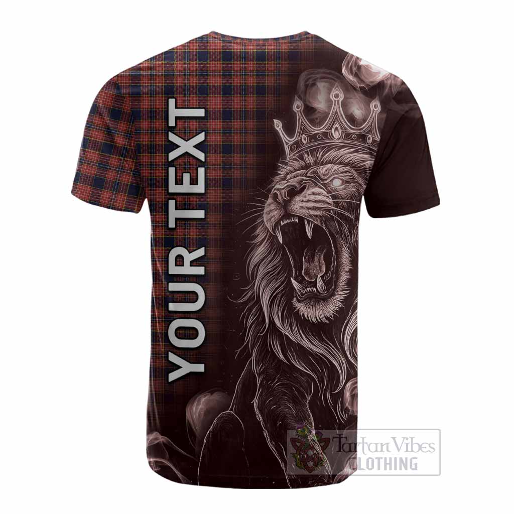 Ogilvie (Ogilvy) Tartan Cotton T-shirt Roaring Lion Heritage