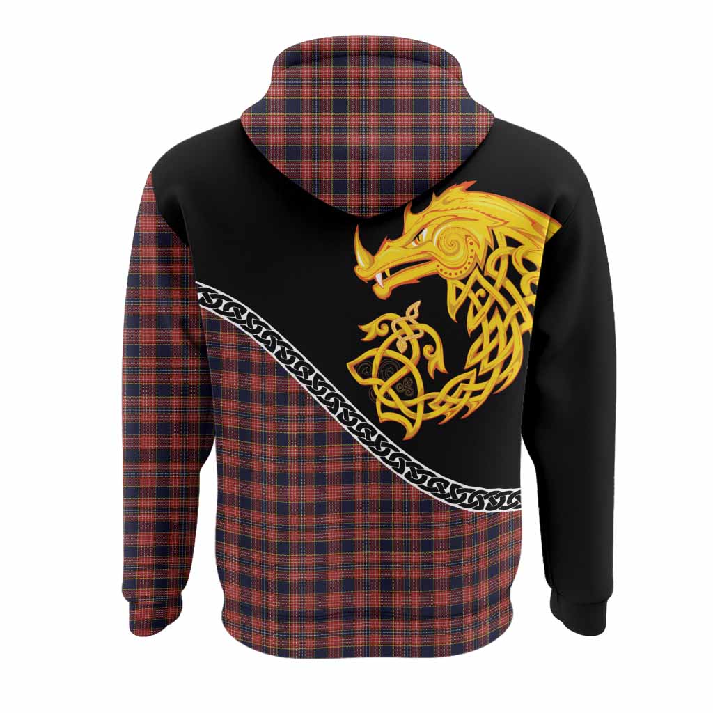 Ogilvie (Ogilvy) Tartan Crest Hoodie Legendary Dragon Knot Half Style